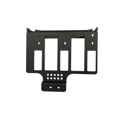 Precision sheet metal processing of irregularly shaped black galvanized stainless steel parts